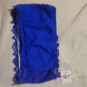 FP Blue Lace Bandeau NWT